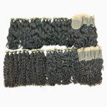 Double drawn tape hair